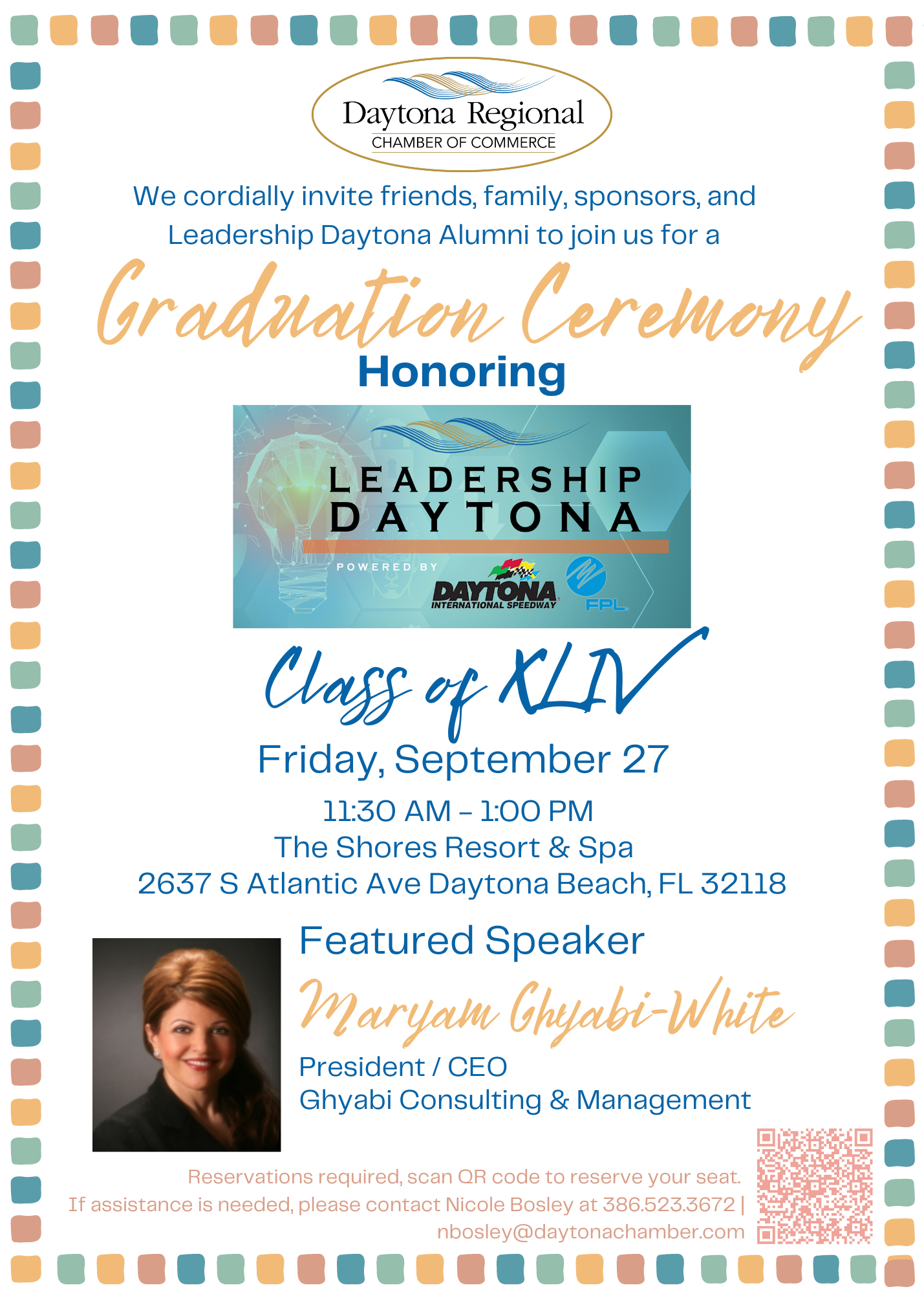 Leadership Daytona Graduation Flyer