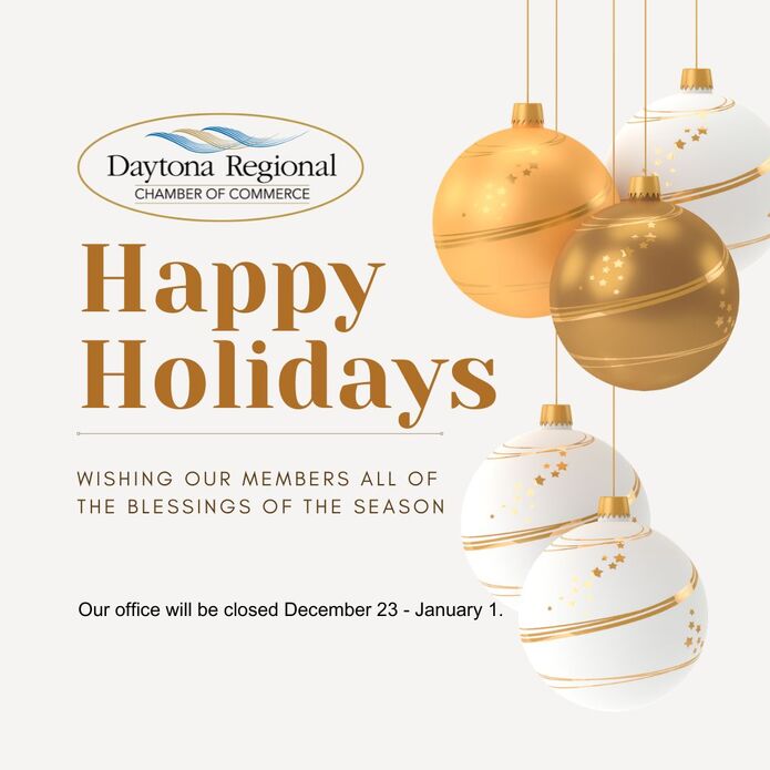 Happy Holidays from the Daytona Regional Chamber